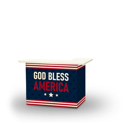 God Bless America Portable Pop-Up Bar