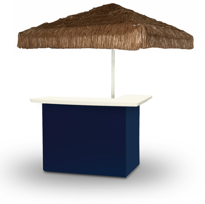 Solid Navy Blue Portable Pop-Up Bar