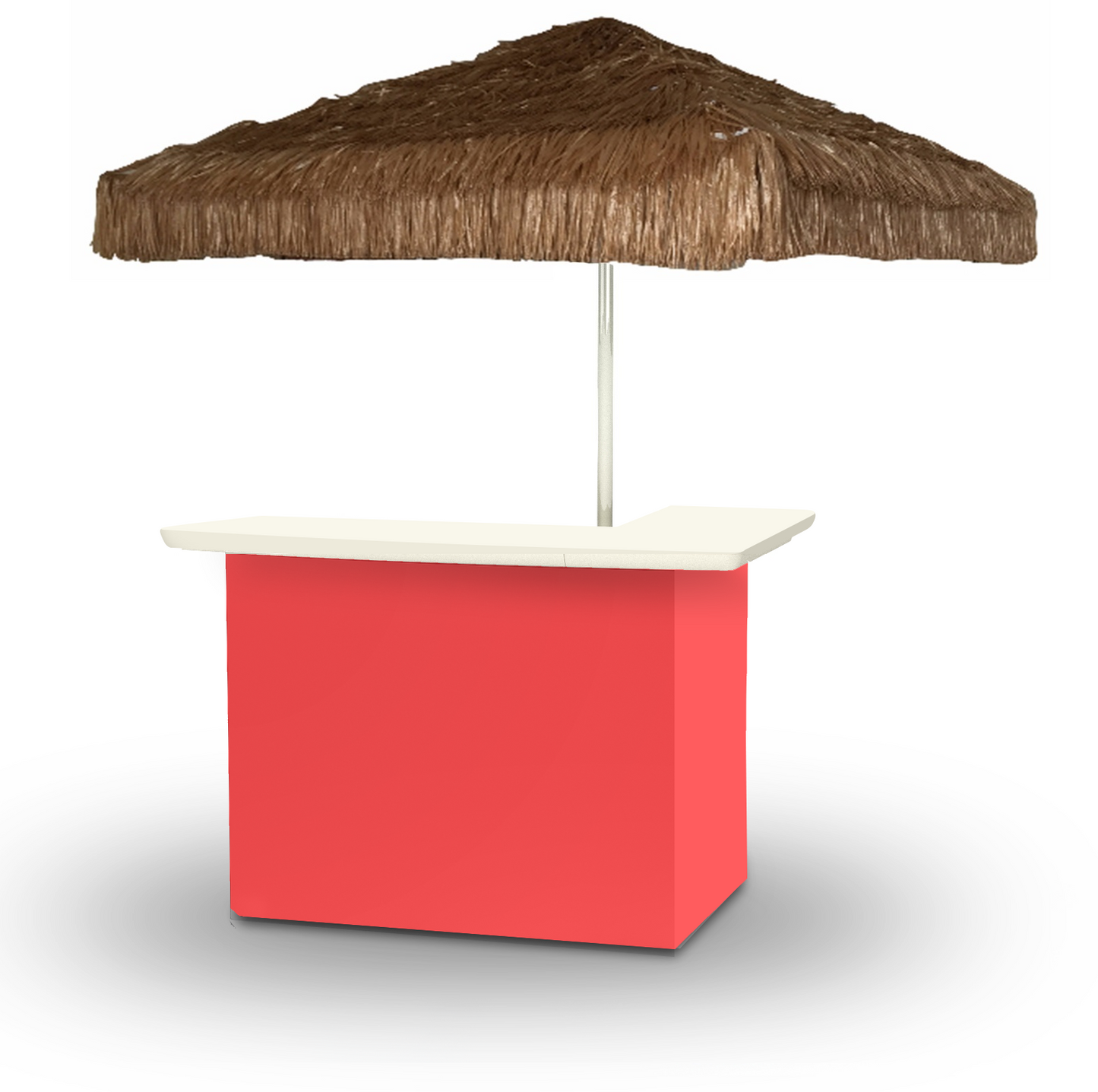 Solid Salmon Portable Pop-Up Bar
