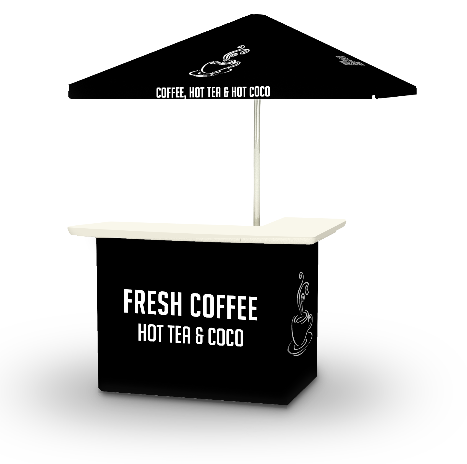 Coffee Bar Black Portable Pop-Up Bar – Best of Times USA