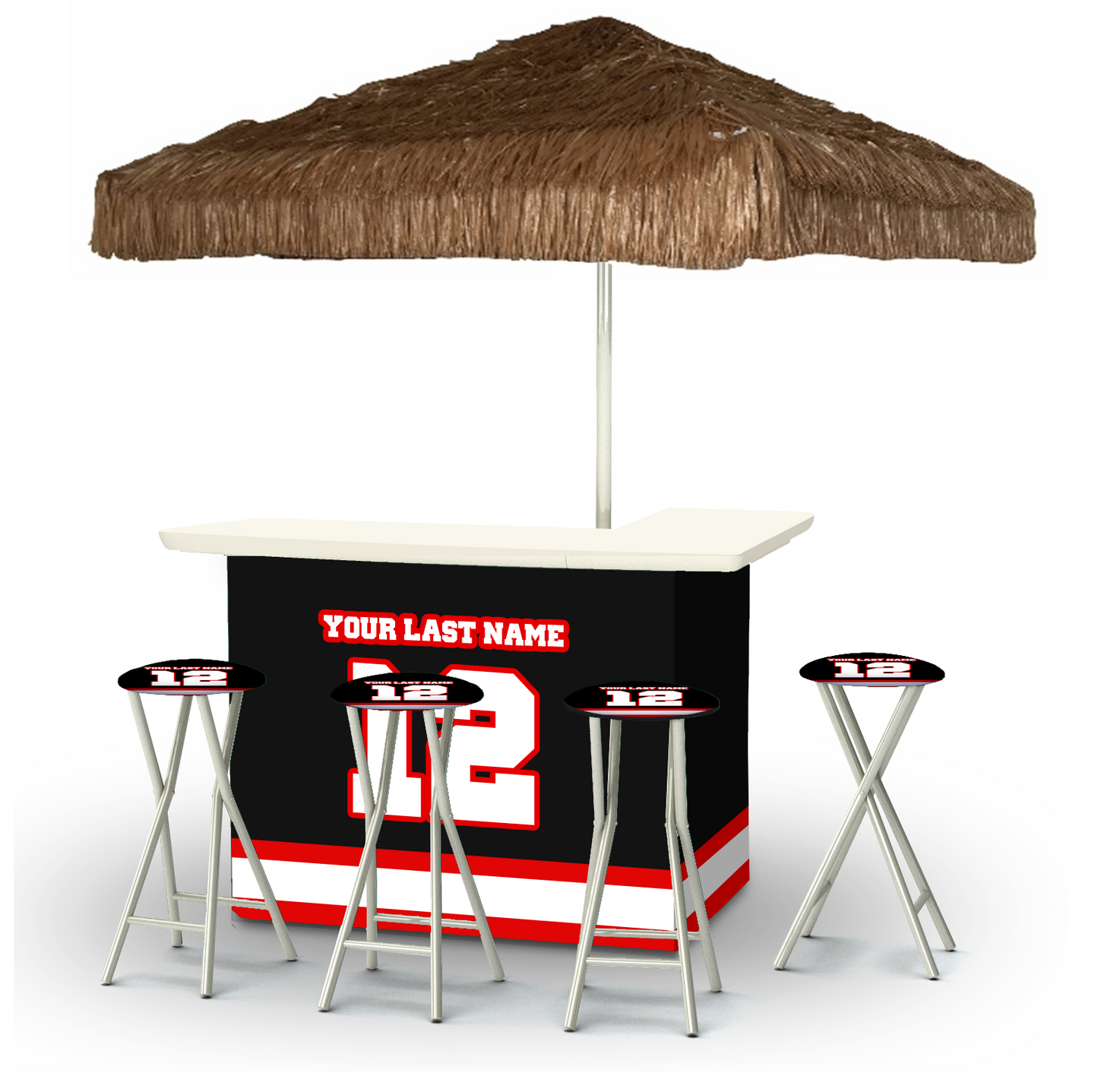 Hockey Fan Personalized Portable Pop-Up Bar