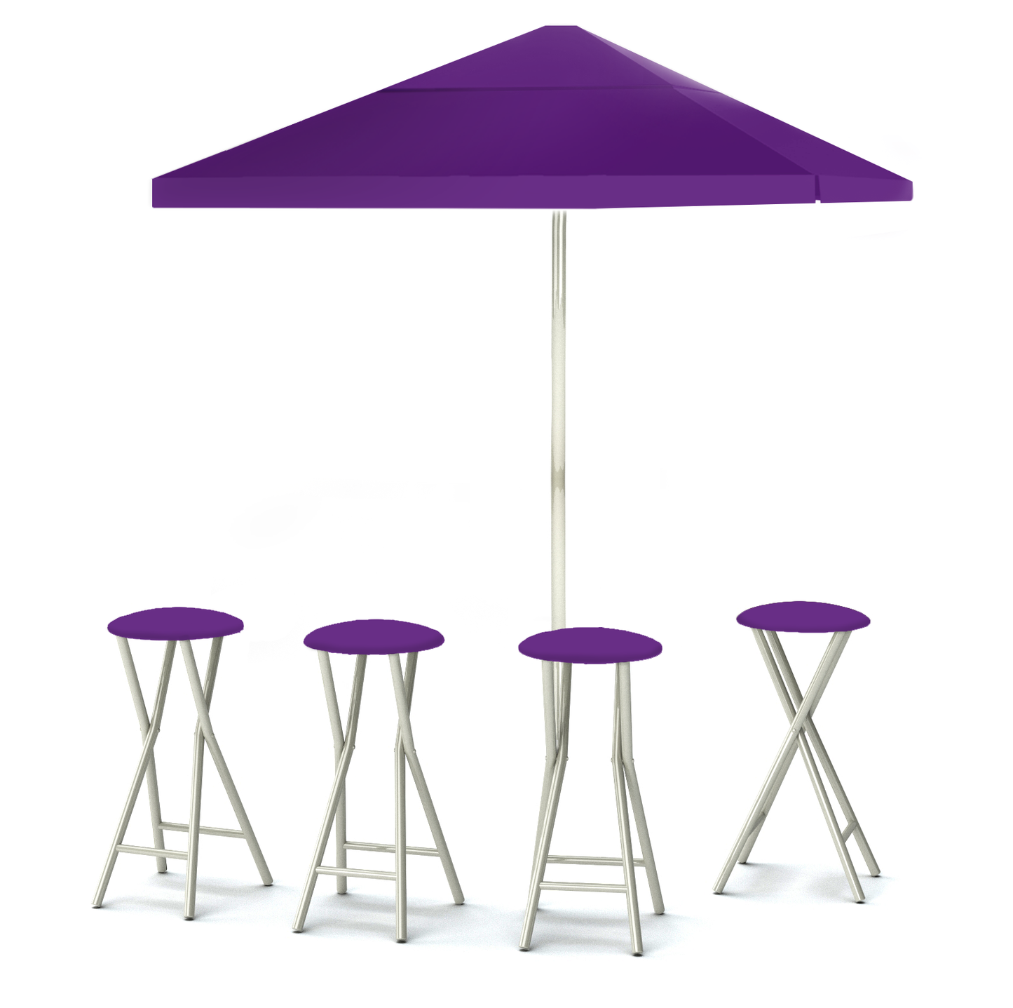 Solid Purple Portable Pop-Up Bar