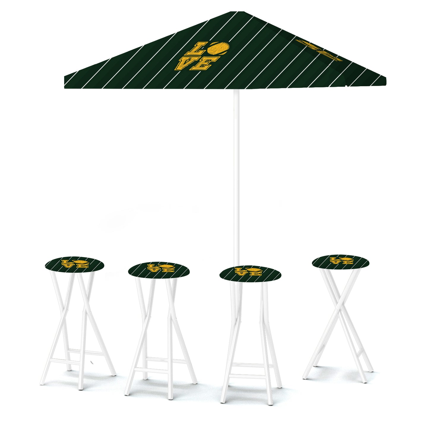 Football Love Personalized Portable Pop-Up Bar
